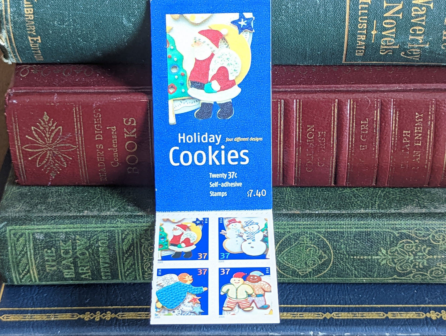 Holiday Cookies, Vintage Unused USPS 37 Cent Postage Stamps, 2005, Self-Adhesive