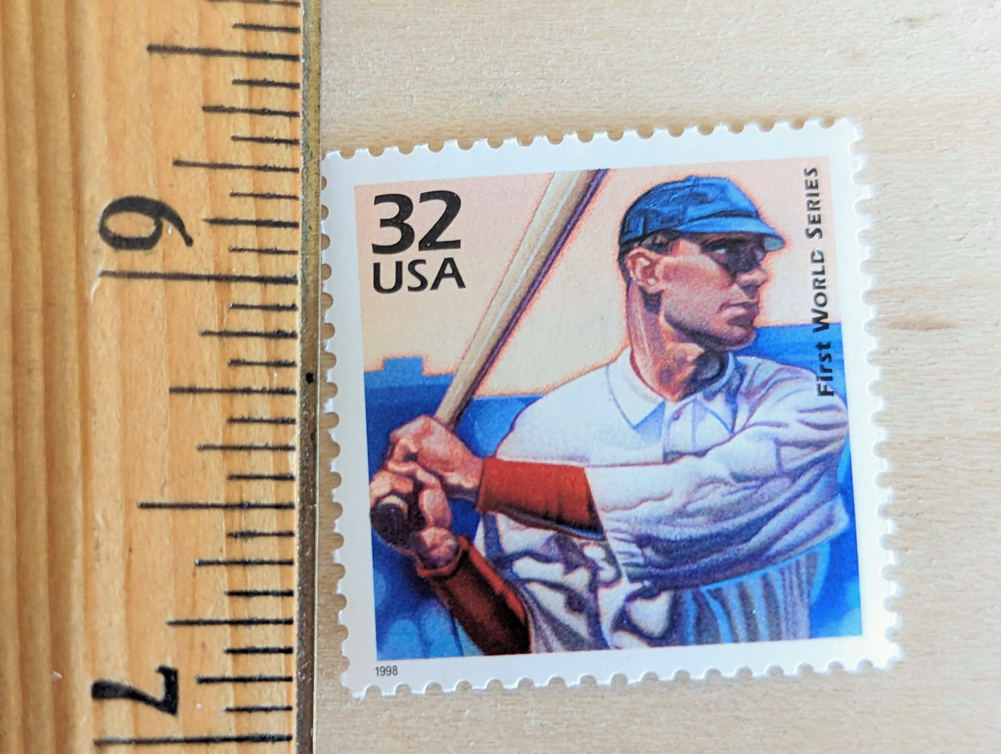 First World Series, Set of 5, Vintage Unused USPS 32 Cent Postage Stamps, 1900s Celebrate the Century Series 1998, Gummed