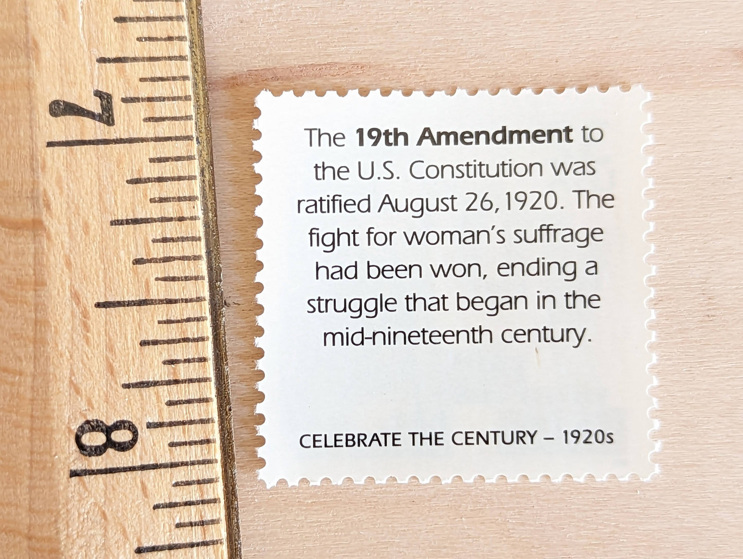 The 19th Amendment, Set of 5, Vintage Unused USPS 32 Cent Postage Stamps, 1920s Celebrate the Century Series 1998, Gummed