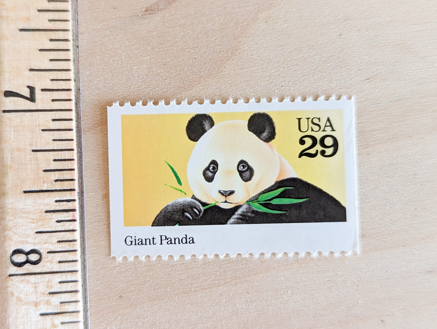 Giant Panda Stamps, Set of 5, Vintage Unused USPS 29 Cent Postage Stamps, Wild Animals 1992, Gummed