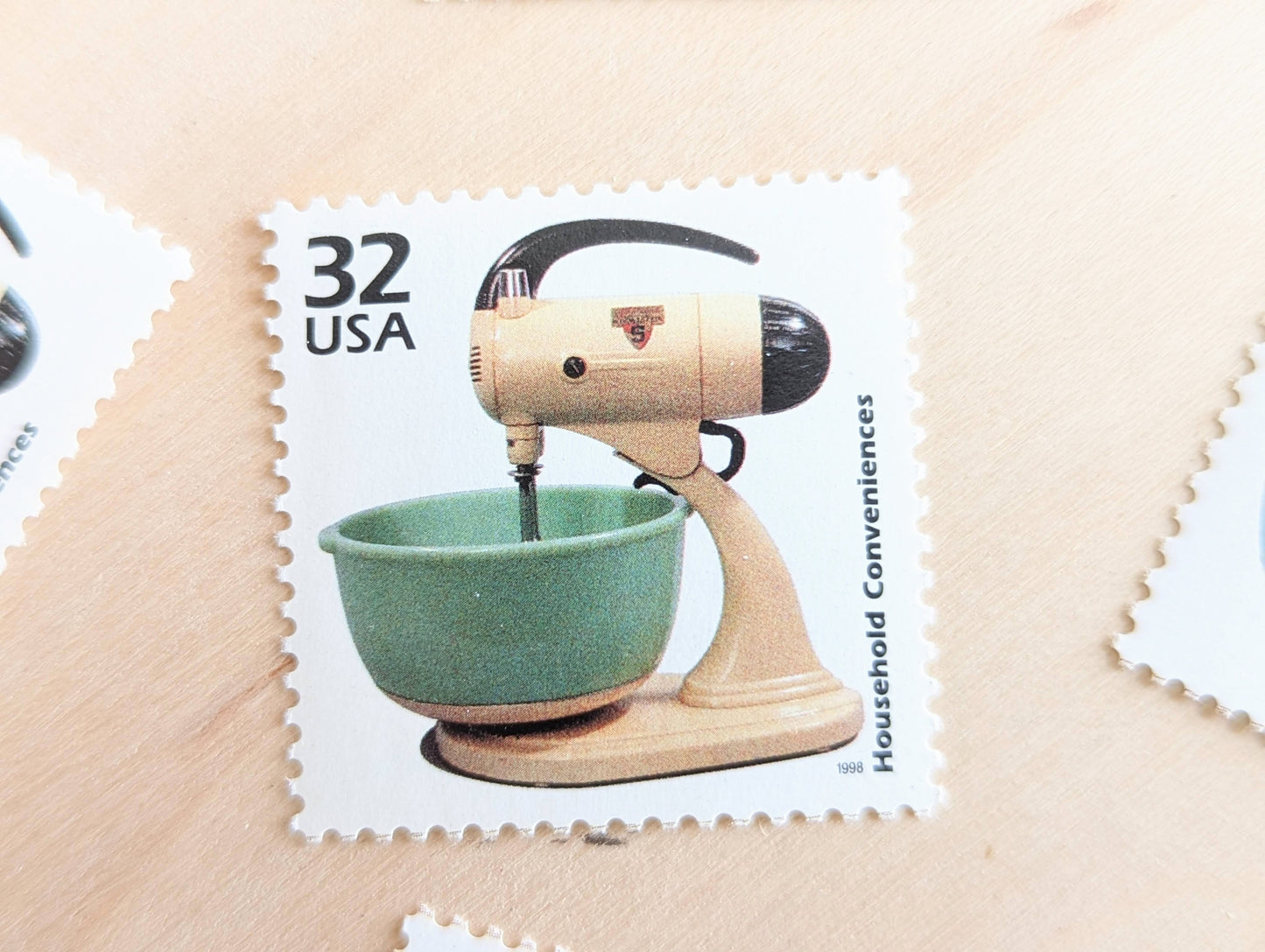 Household Purchases stamps, Set of 5, Vintage Unused USPS 32 Cent Postage Stamps, 1930s Celebrate the Century Stamps 1998, Gummed