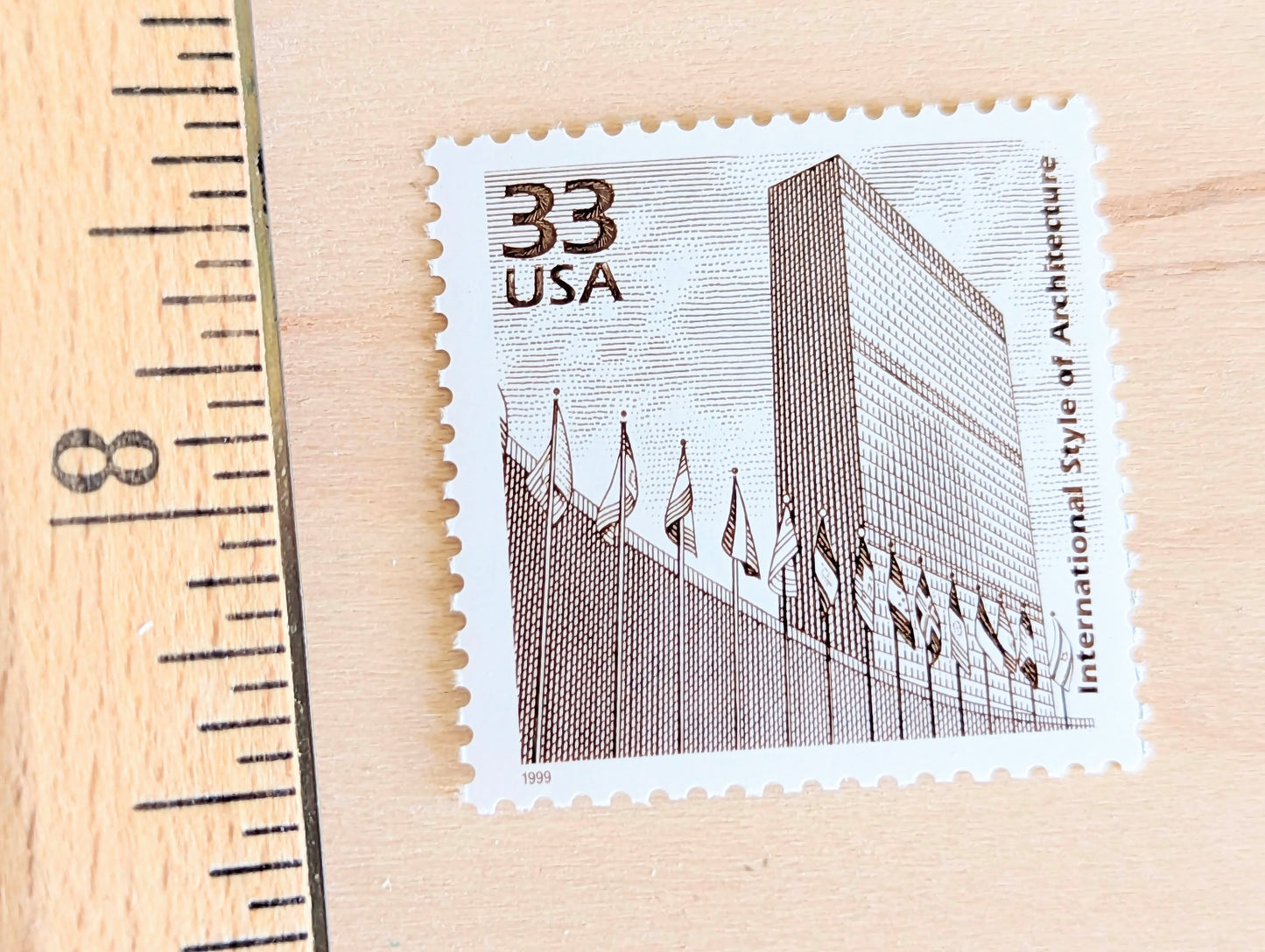 International Arcitecture Stamps, Set of 5, Vintage Unused USPS 33 Cent Postage Stamps, 1940s Celebrate the Century Stamps 1998, Gummed