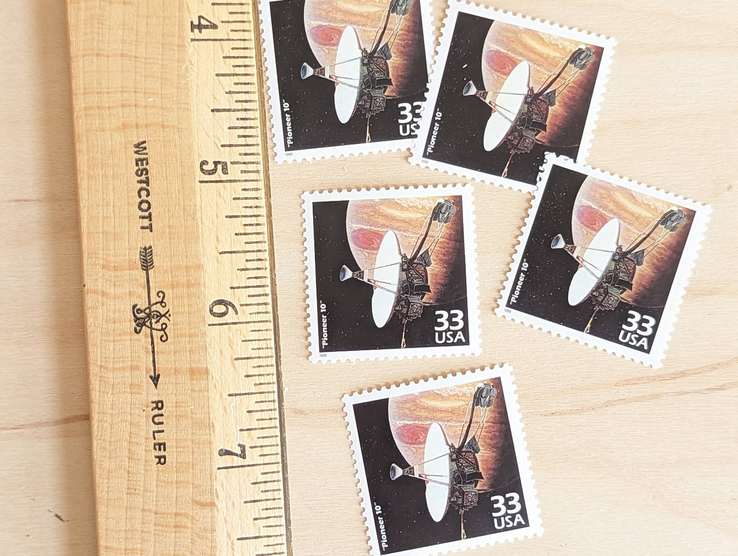 Disco Music Stamps, Set of 5, Vintage Unused USPS 33 Cent Postage Stamps, 1970s Celebrate the Century Stamps 1998, Gummed