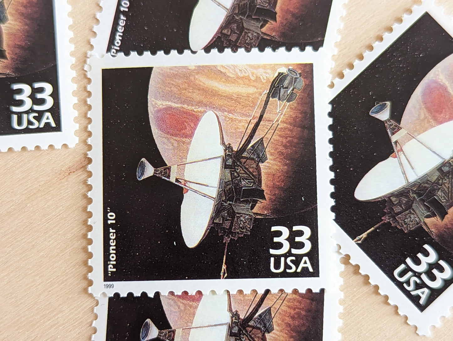 Disco Music Stamps, Set of 5, Vintage Unused USPS 33 Cent Postage Stamps, 1970s Celebrate the Century Stamps 1998, Gummed