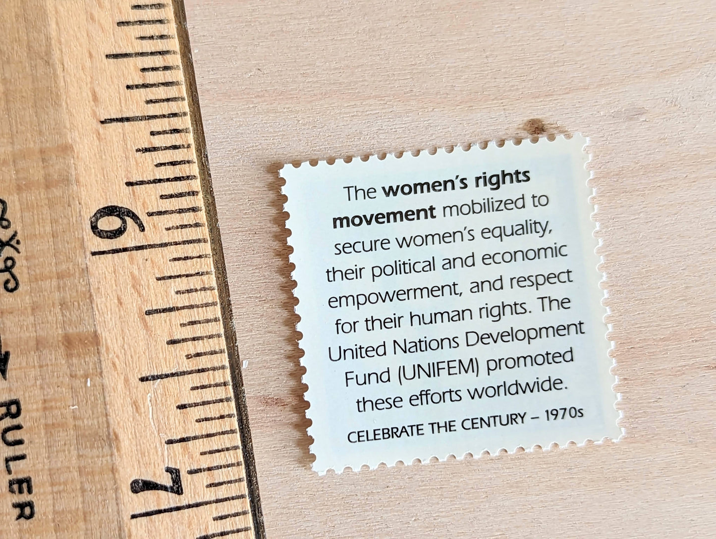 Womens Rights Movement Stamps, Set of 5, Vintage Unused USPS 33 Cent Postage Stamps, 1970s Celebrate the Century Stamps 1998, Gummed