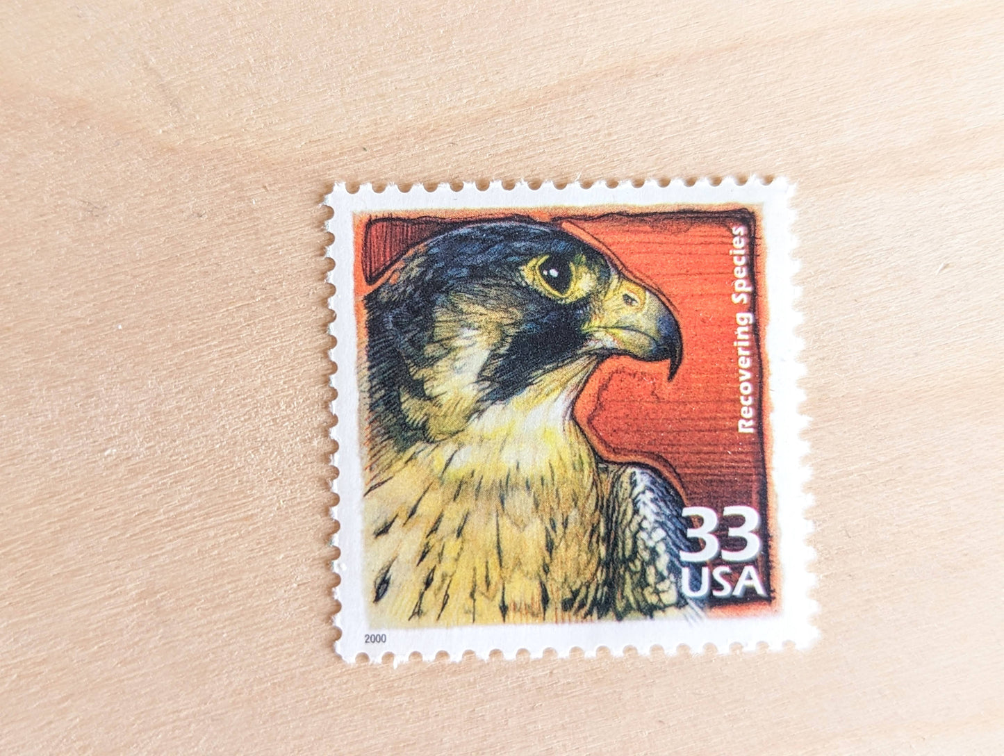 Recovery of Endangered Animals Stamps, Set of 5, Vintage Unused USPS 33 Cent Postage Stamps, 1990s Celebrate the Century Stamps 1998–2000, Gummed