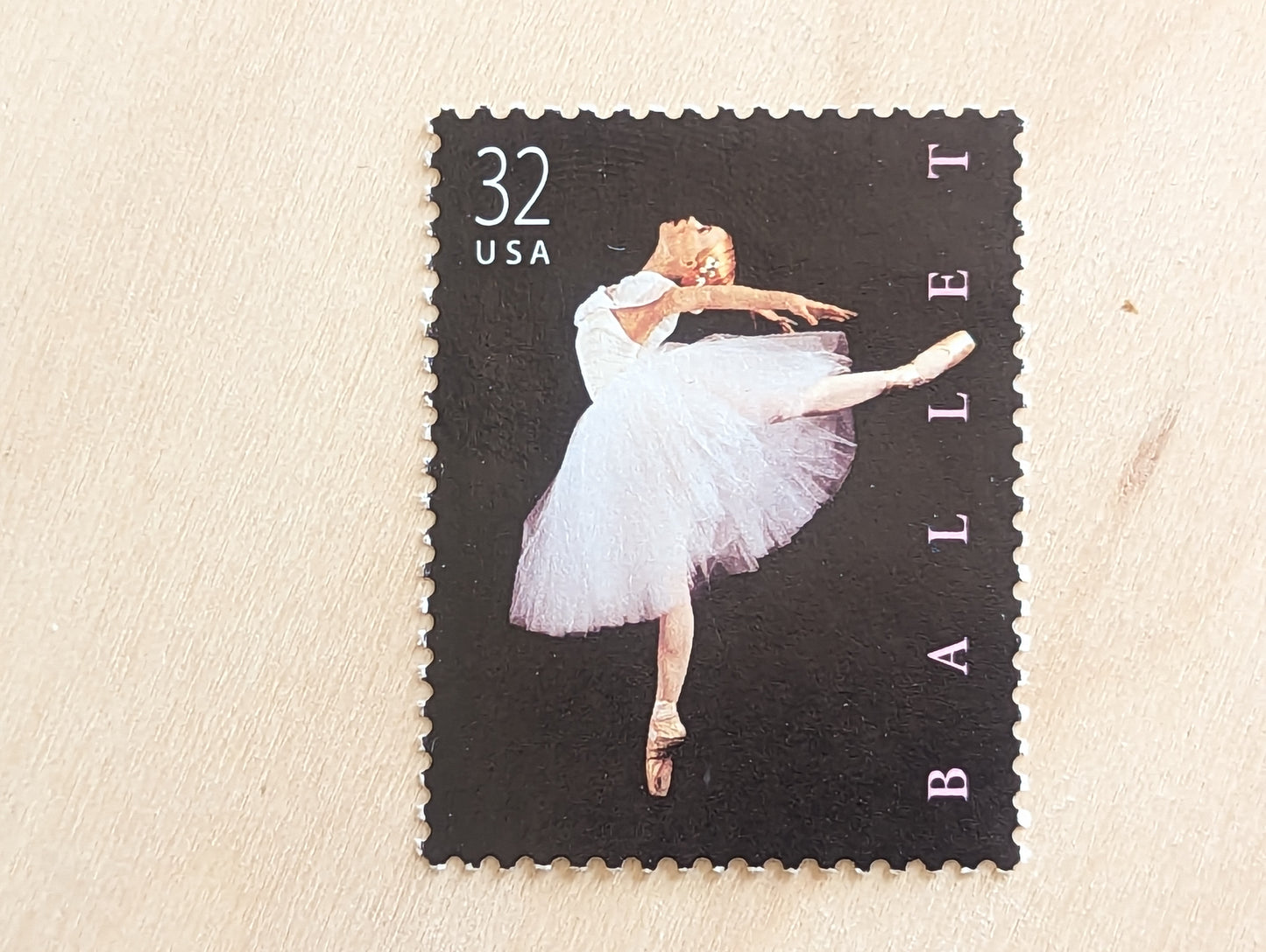 Ballet, Vintage Unused USPS 32 Cent Postage Stamps, American Ballet Stamps, 1998, Gummed