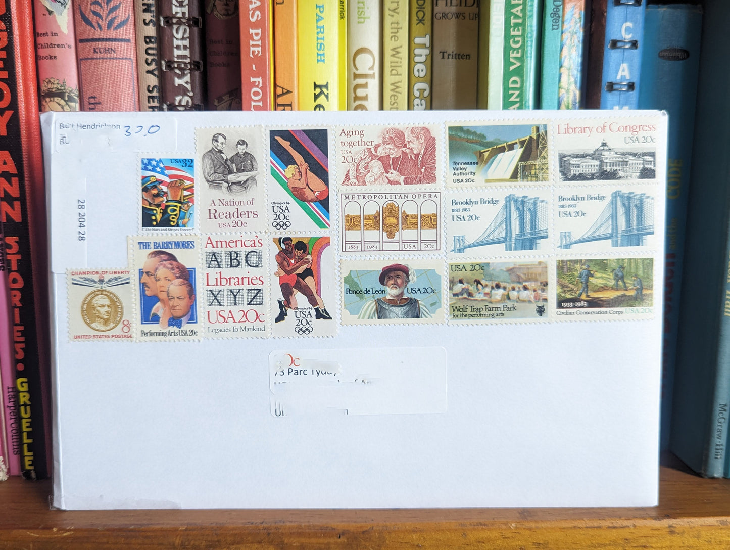 The Simpsons Postcards, Set of 5 or Booklet of 20 Unused USPS Postcards, 4x6 Inches, 2009