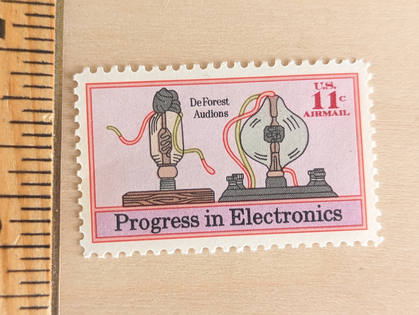Progress in Electronics, Vintage Unused USPS 11 Cent Postage Stamps, Progress in Electronics Stamps, 1973, Gummed