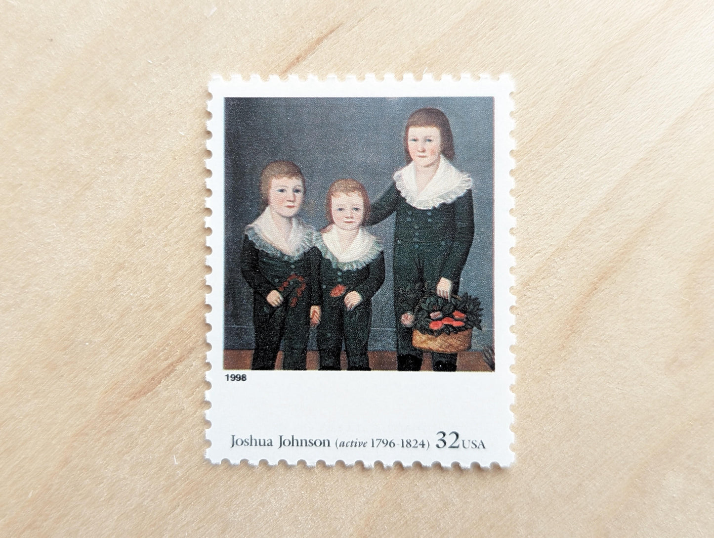 5 The Westwood Children by Joshua Johnson 32 Cent, Four Centuries of American Art Postage Stamps, Unused US Postage Stamps, 1997