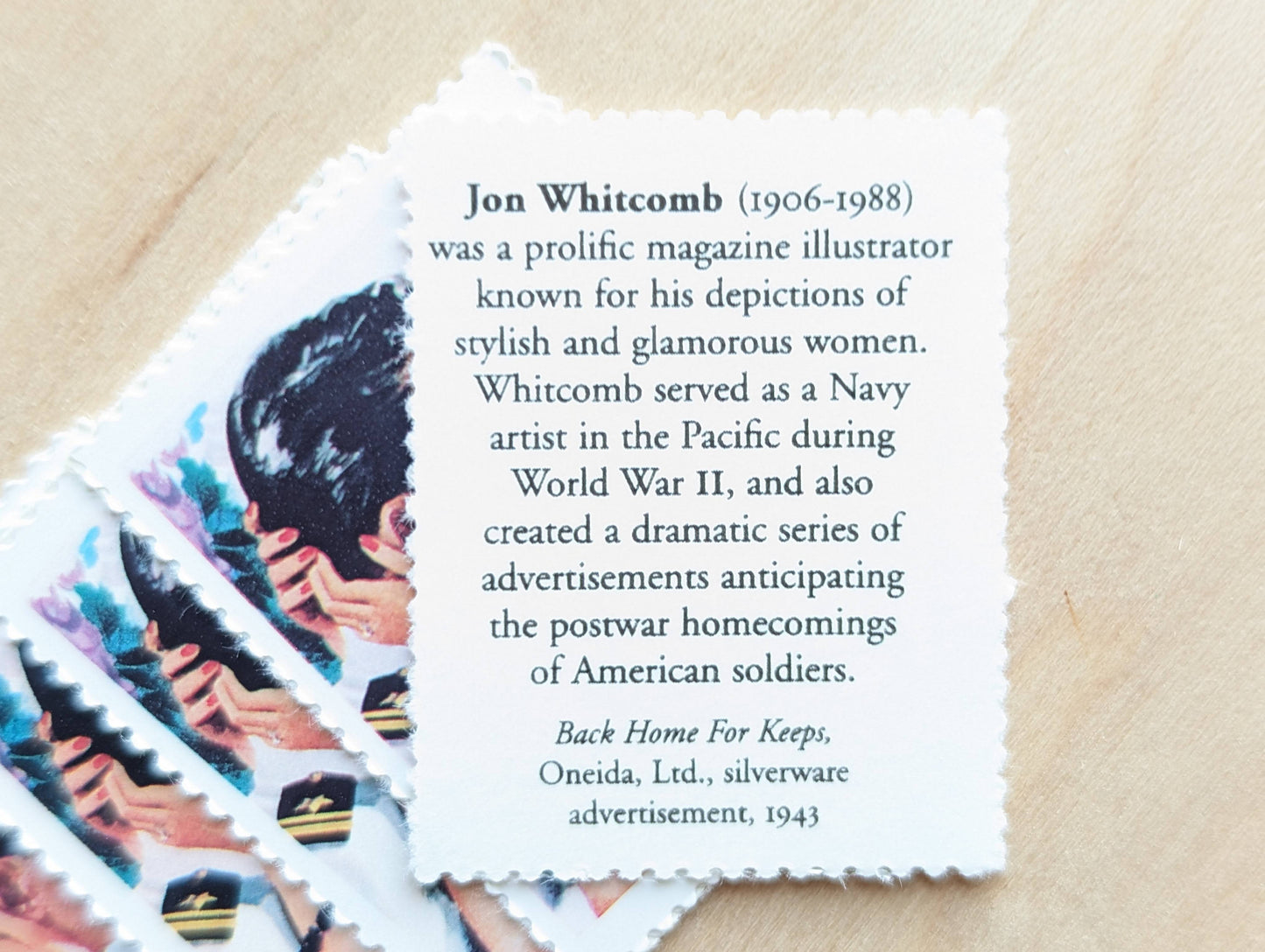 Jon Whitcomb, Back Home For Keeps, Set of 5, Vintage Unused USPS 34 Cent Postage Stamps, American Illustrators Series 2000, Gummed