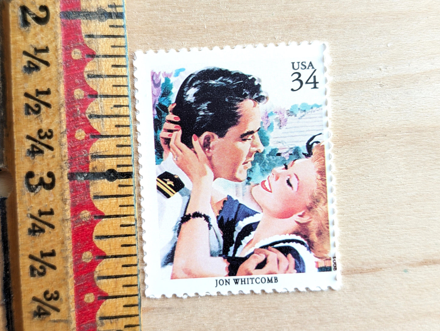 Jon Whitcomb, Back Home For Keeps, Set of 5, Vintage Unused USPS 34 Cent Postage Stamps, American Illustrators Series 2000, Gummed