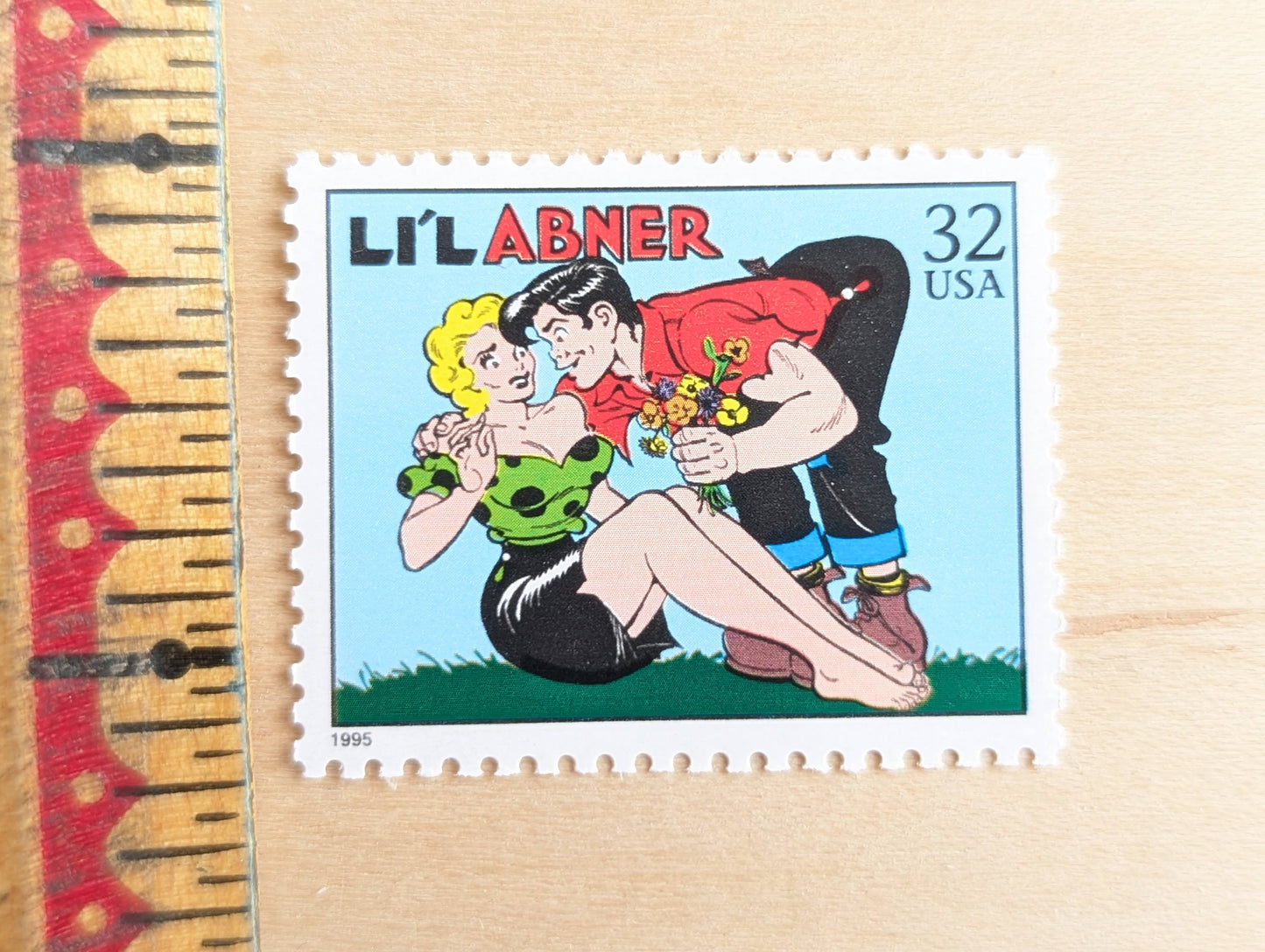 Li'l Abner, Set of 5, Vintage Unused USPS 32 Cent Postage Stamps, Comic Strip Classics Series 1995, Gummed