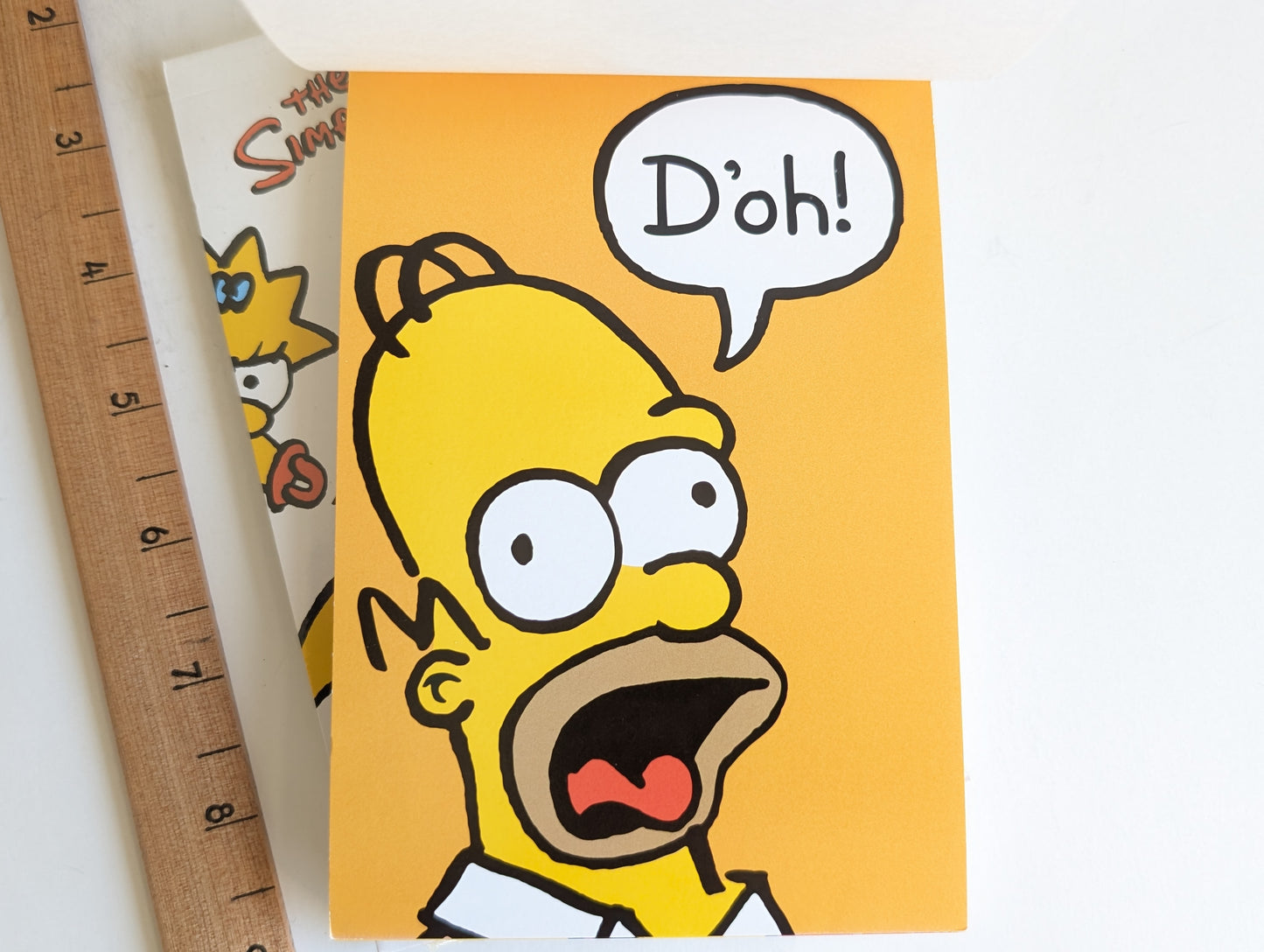 The Simpsons Postcards, Set of 5 or Booklet of 20 Unused USPS Postcards, 4x6 Inches, 2009