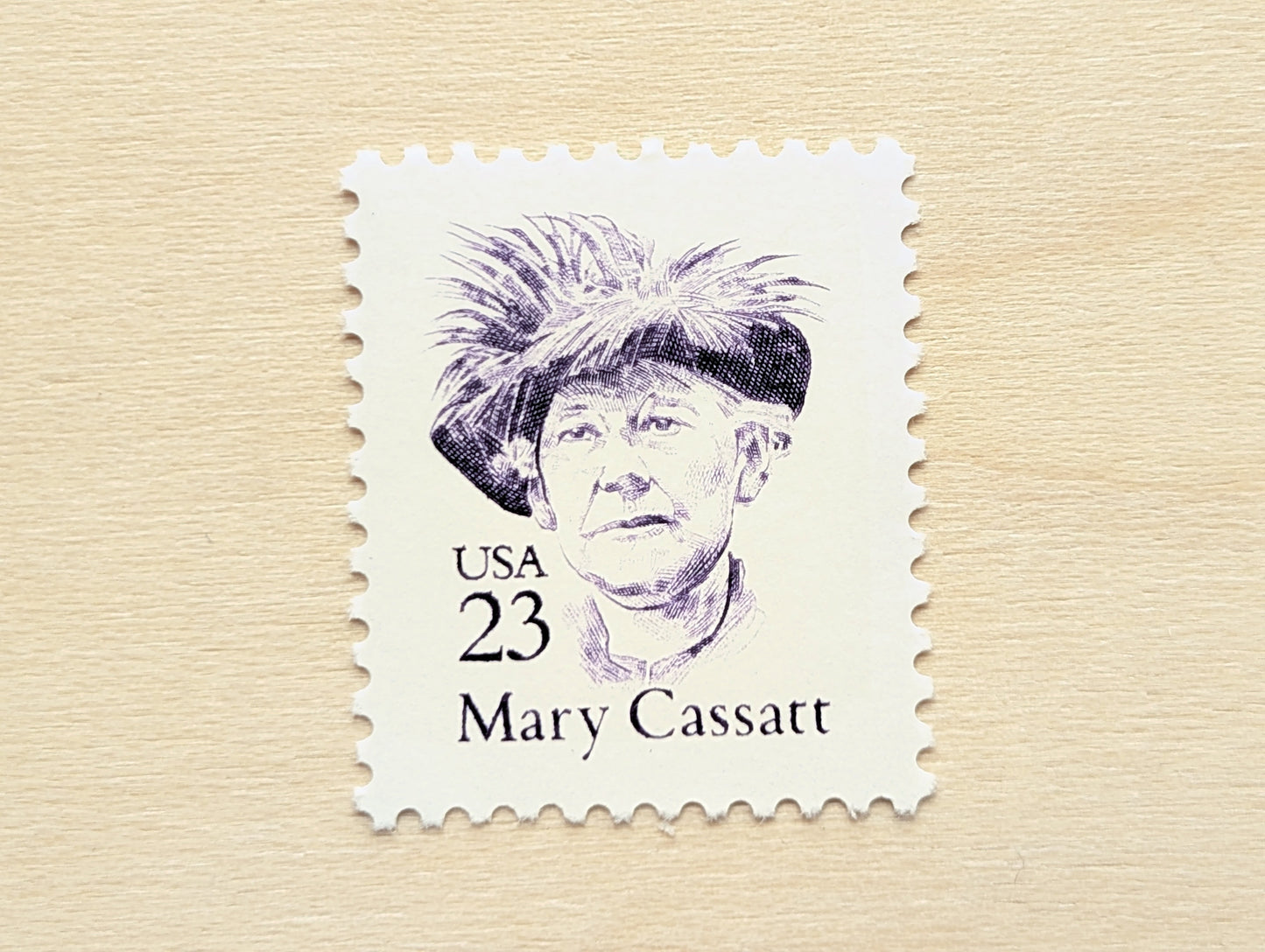 Mary Cassatt, Set of 10, Vintage Unused USPS 23 Cent Postage Stamps, Mary Cassatt Stamps, 1988, Gummed