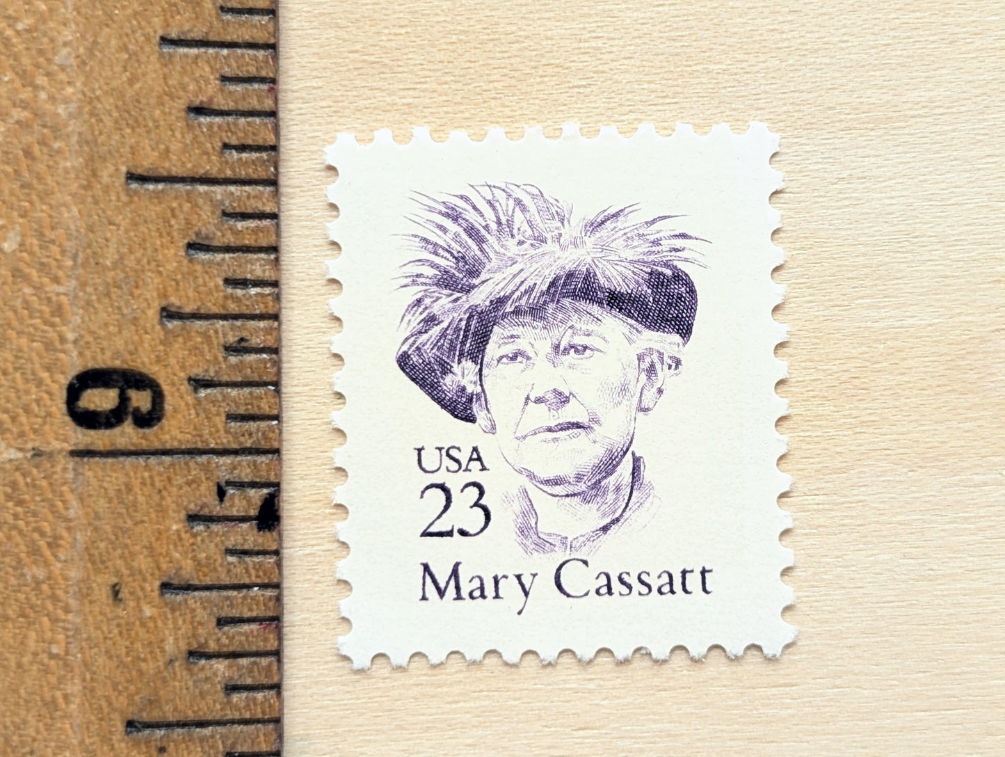 Mary Cassatt, Set of 10, Vintage Unused USPS 23 Cent Postage Stamps, Mary Cassatt Stamps, 1988, Gummed