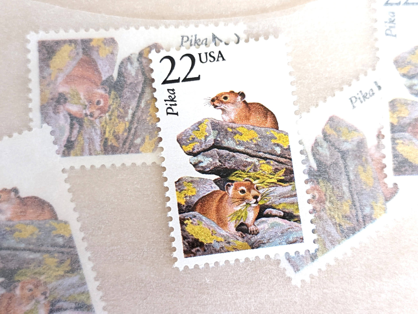 5 Pika Wildlife Stamps, 22 Cent 1987 Unused Postage Stamps