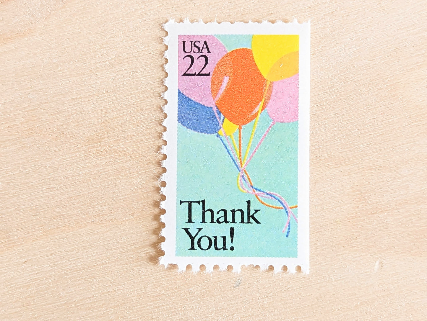 5 Thank You! Stamps, 22 Cent, 1987, Unused US Postage Stamps