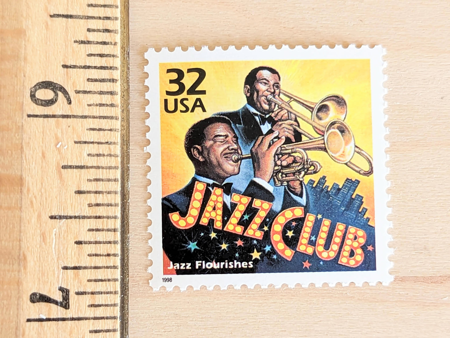 5 Jazz, 32 Cent, 1998, 1920s Celebrate The Century, Unused Postage Stamps