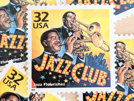 5 Jazz, 32 Cent, 1998, 1920s Celebrate The Century, Unused Postage Stamps