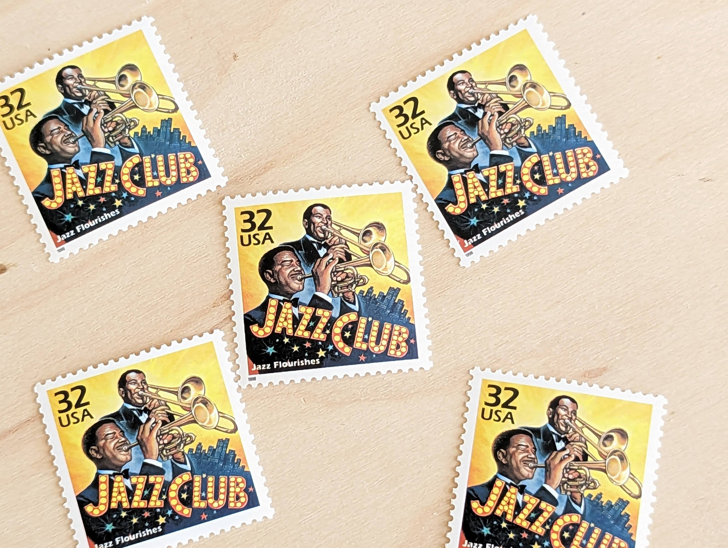 5 Jazz, 32 Cent, 1998, 1920s Celebrate The Century, Unused Postage Stamps