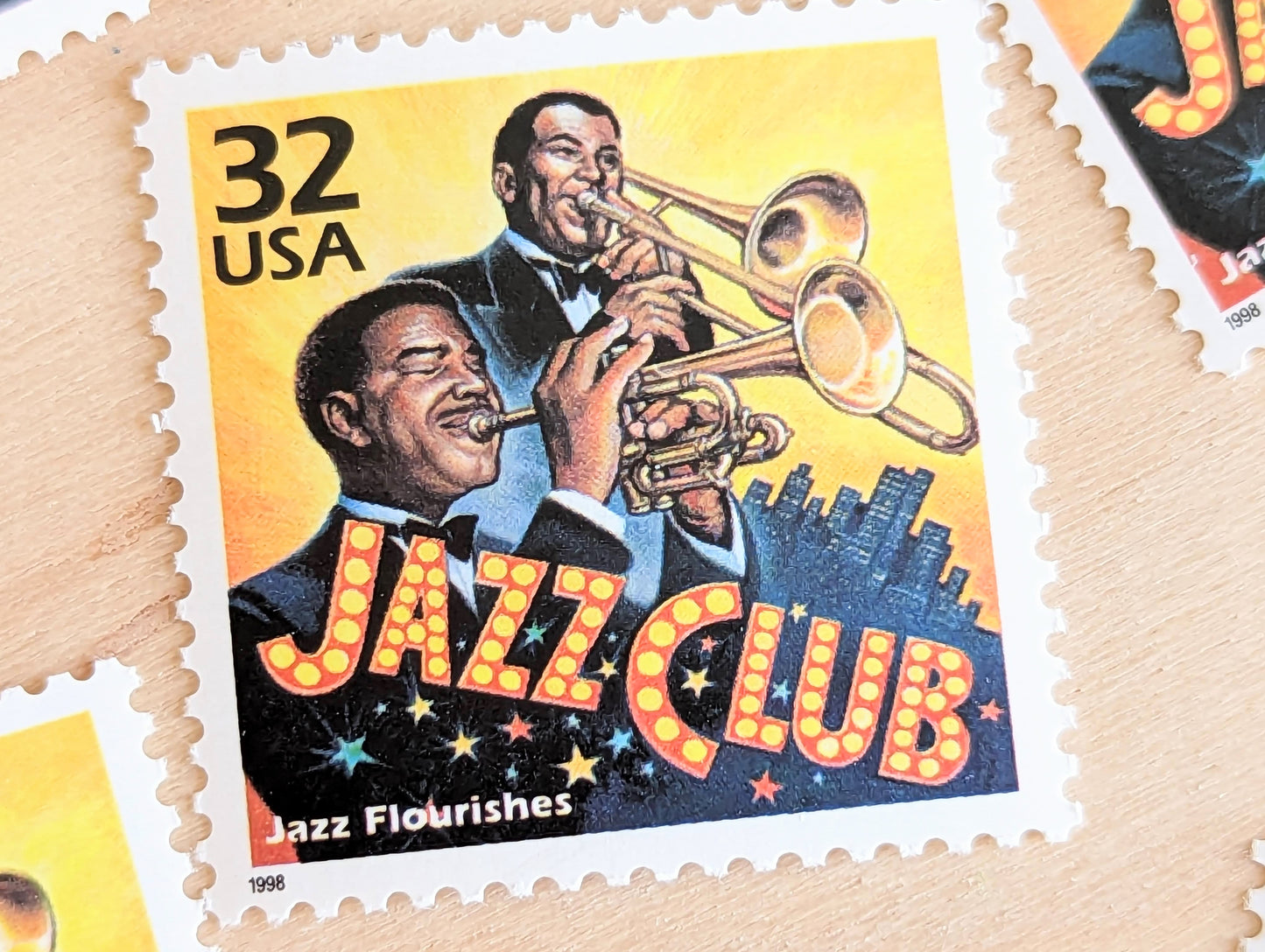 5 Jazz, 32 Cent, 1998, 1920s Celebrate The Century, Unused Postage Stamps