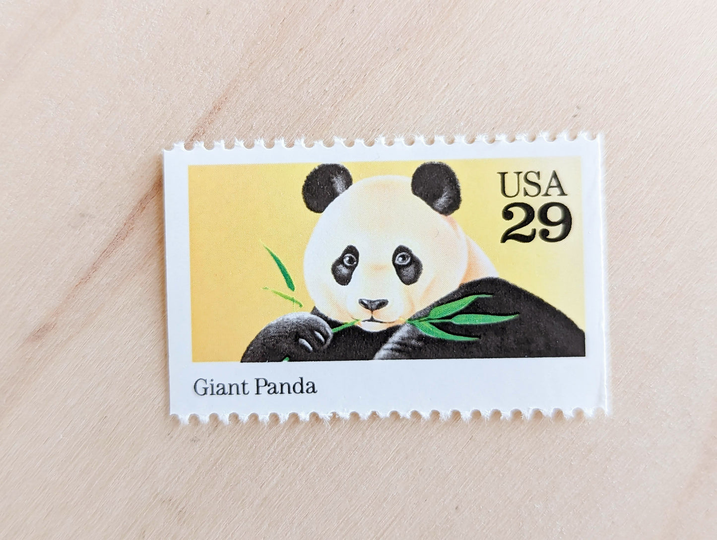 5 Giant Panda Stamps, 29 Cent, 1992, Unused Postage Stamps