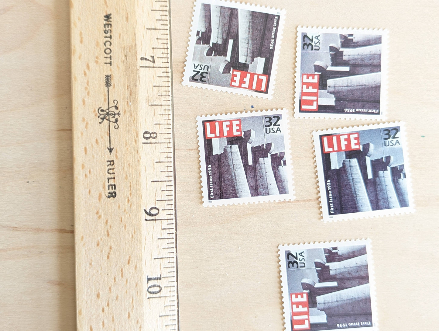 5 Life Magazine stamps, 32 Cent, 1998, 1930s Celebrate The Century, Unused Postage Stamps