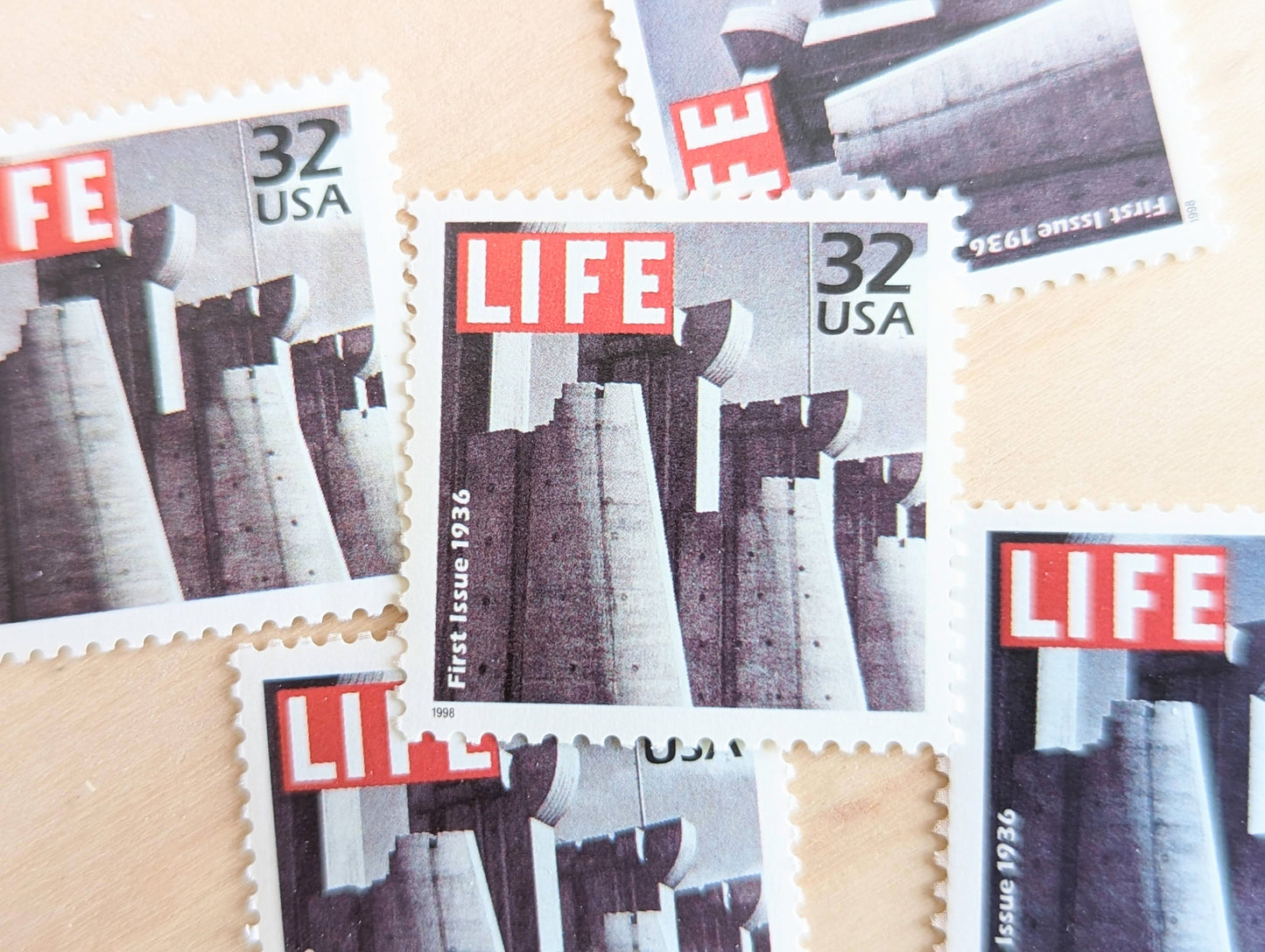 5 Life Magazine stamps, 32 Cent, 1998, 1930s Celebrate The Century, Unused Postage Stamps