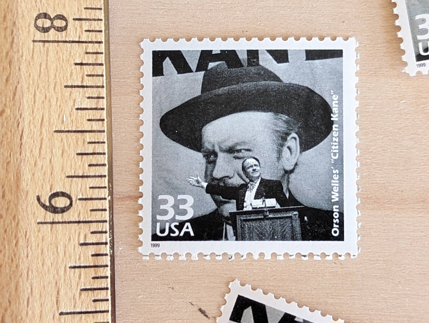 5 Citizen Kane stamps, 33 Cent, 1998, 1940s Celebrate The Century, Unused Postage Stamps