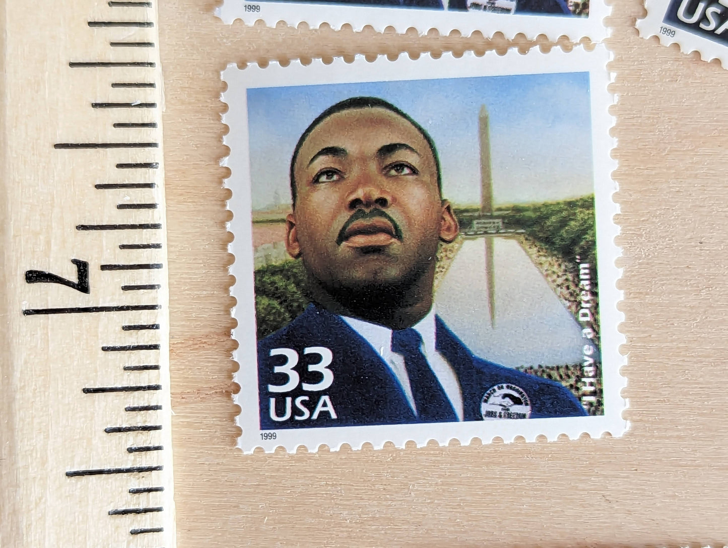 5 Dr. Martin Luther King Jr. Stamps, 33 Cent, 1998, 1960s Celebrate The Century, Unused Postage Stamps