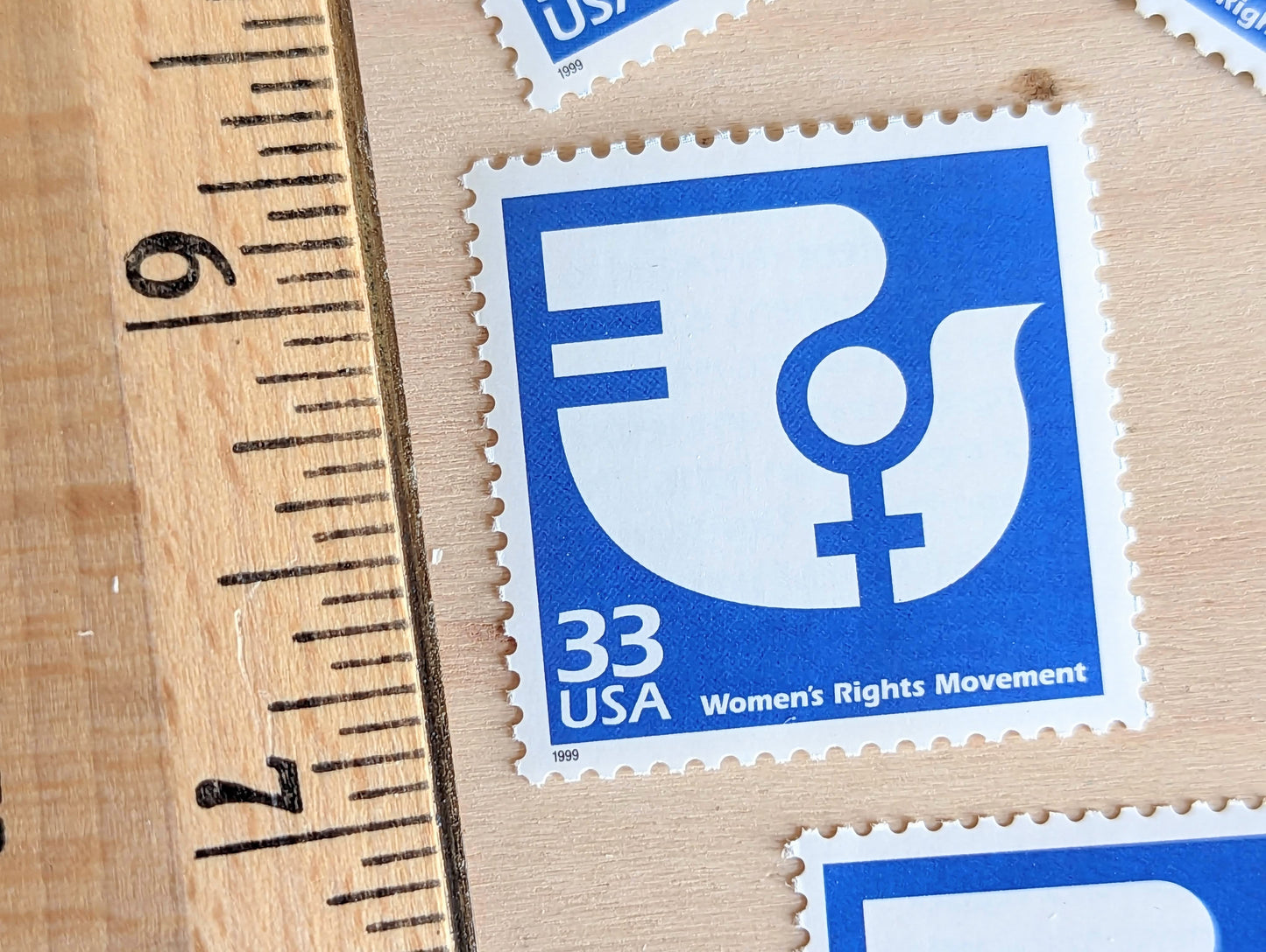 5 Womens Rights Movement Stamps, 33 Cent, 1998, 1970s Celebrate The Century, Unused Postage Stamps