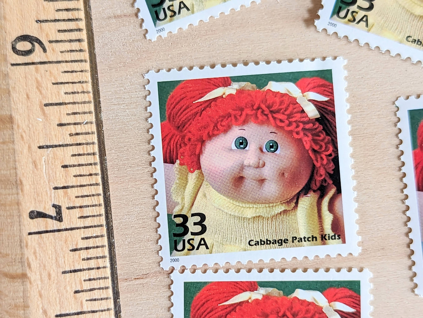 5 Cabbage Patch Kids Stamps, 33 Cent, 1998, 1980s Celebrate The Century, Unused Postage Stamps