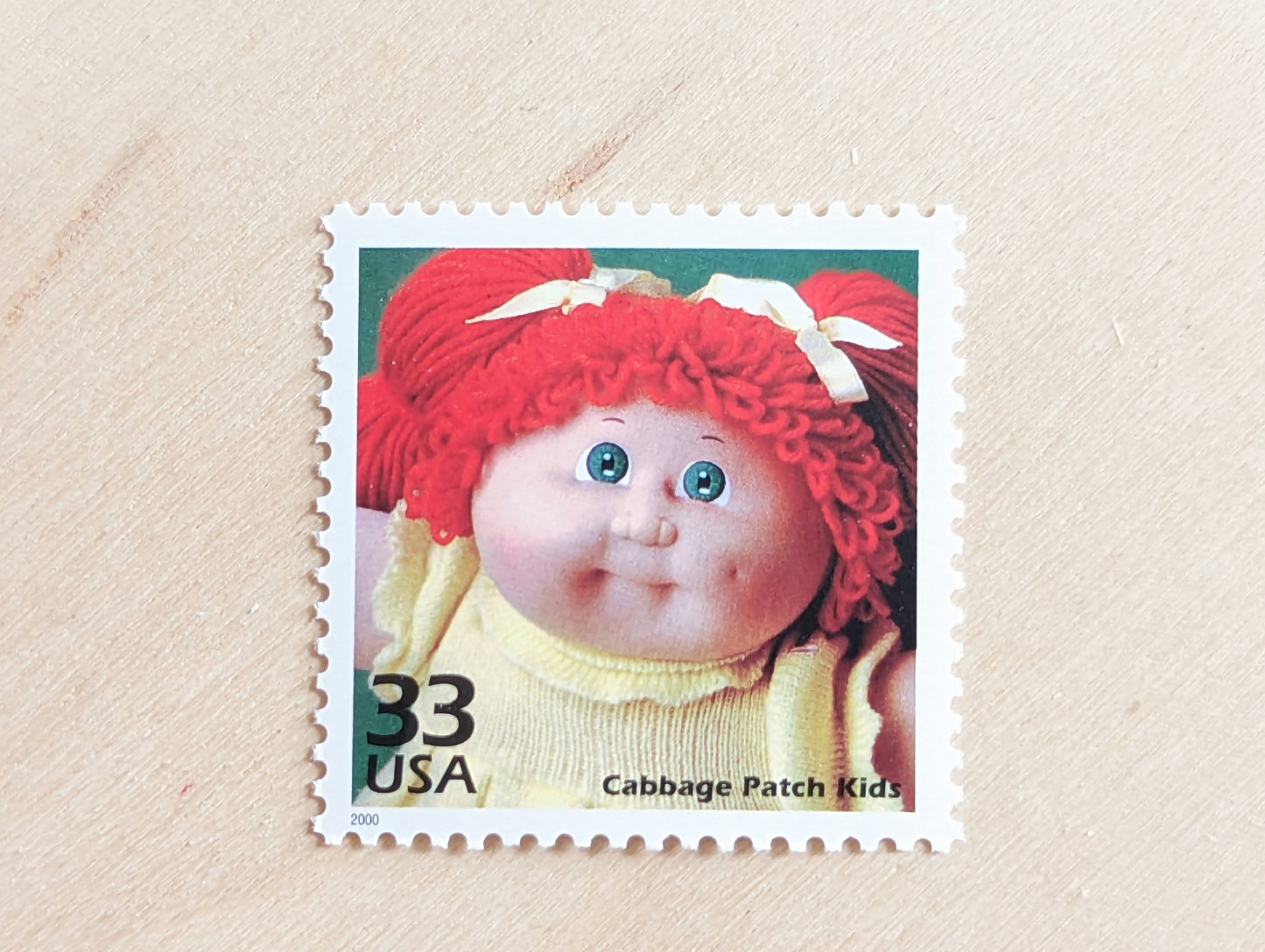 5 Cabbage Patch Kids Stamps, 33 Cent, 1998, 1980s Celebrate The Century, Unused Postage Stamps