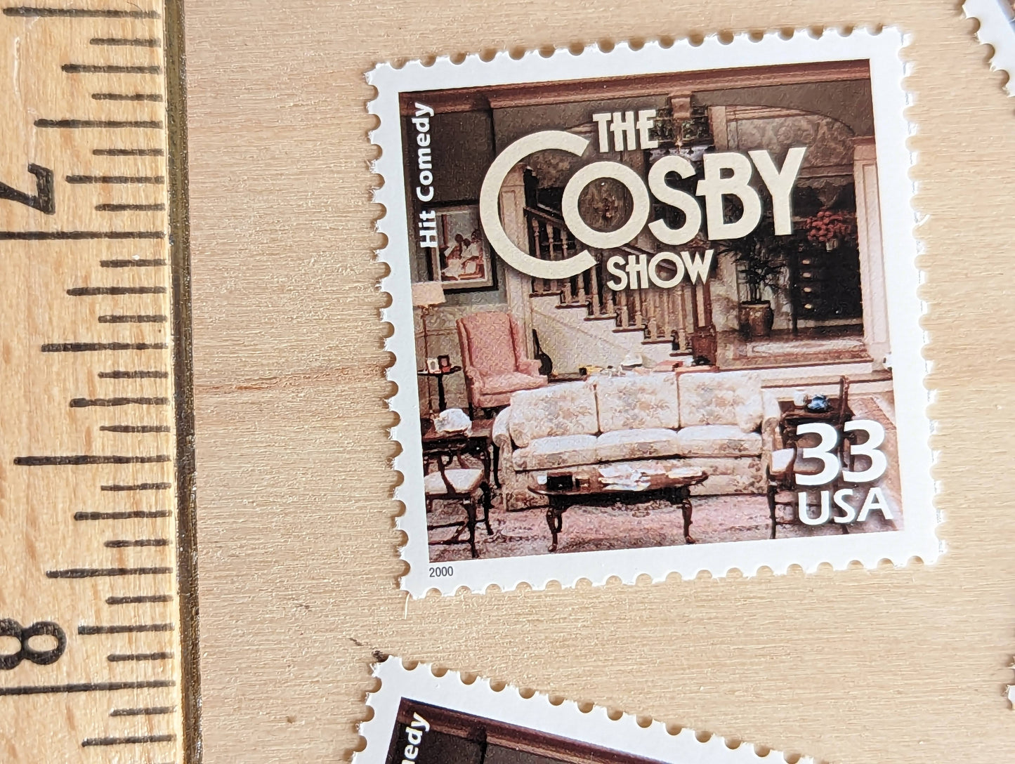 5 The Cosby Show Stamps, 33 Cent, 1998, 1980s Celebrate The Century, Unused Postage Stamps