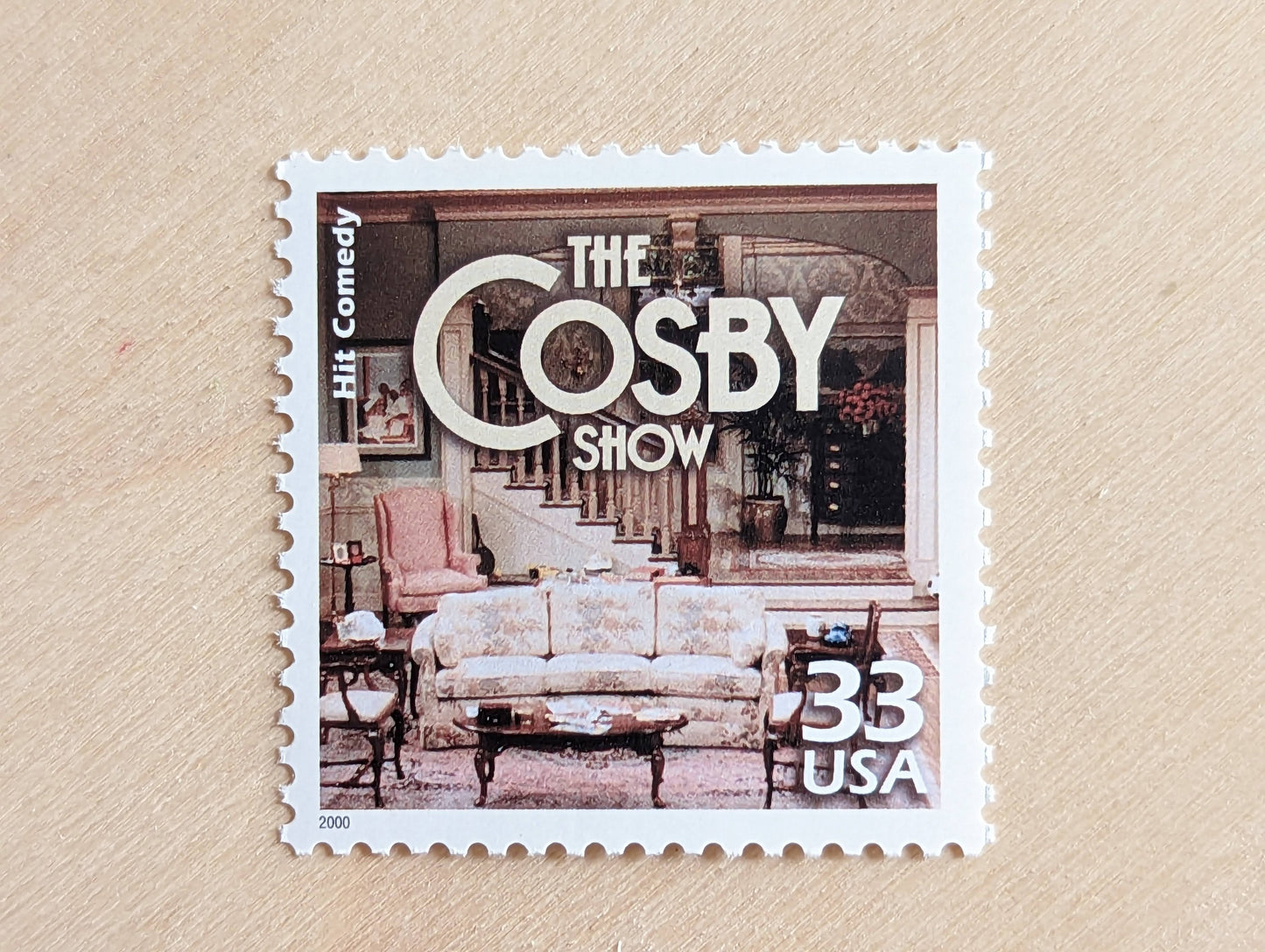 5 The Cosby Show Stamps, 33 Cent, 1998, 1980s Celebrate The Century, Unused Postage Stamps