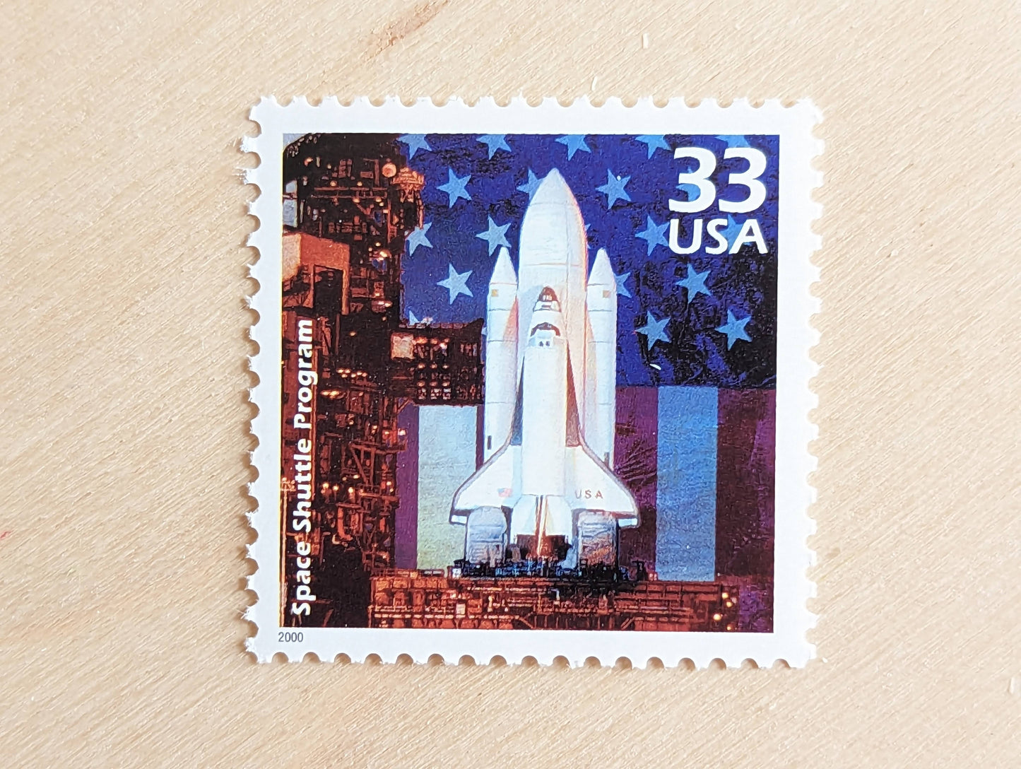 5 Space Shuttles Stamps, 33 Cent, 1998, 1980s Celebrate The Century, Unused Postage Stamps