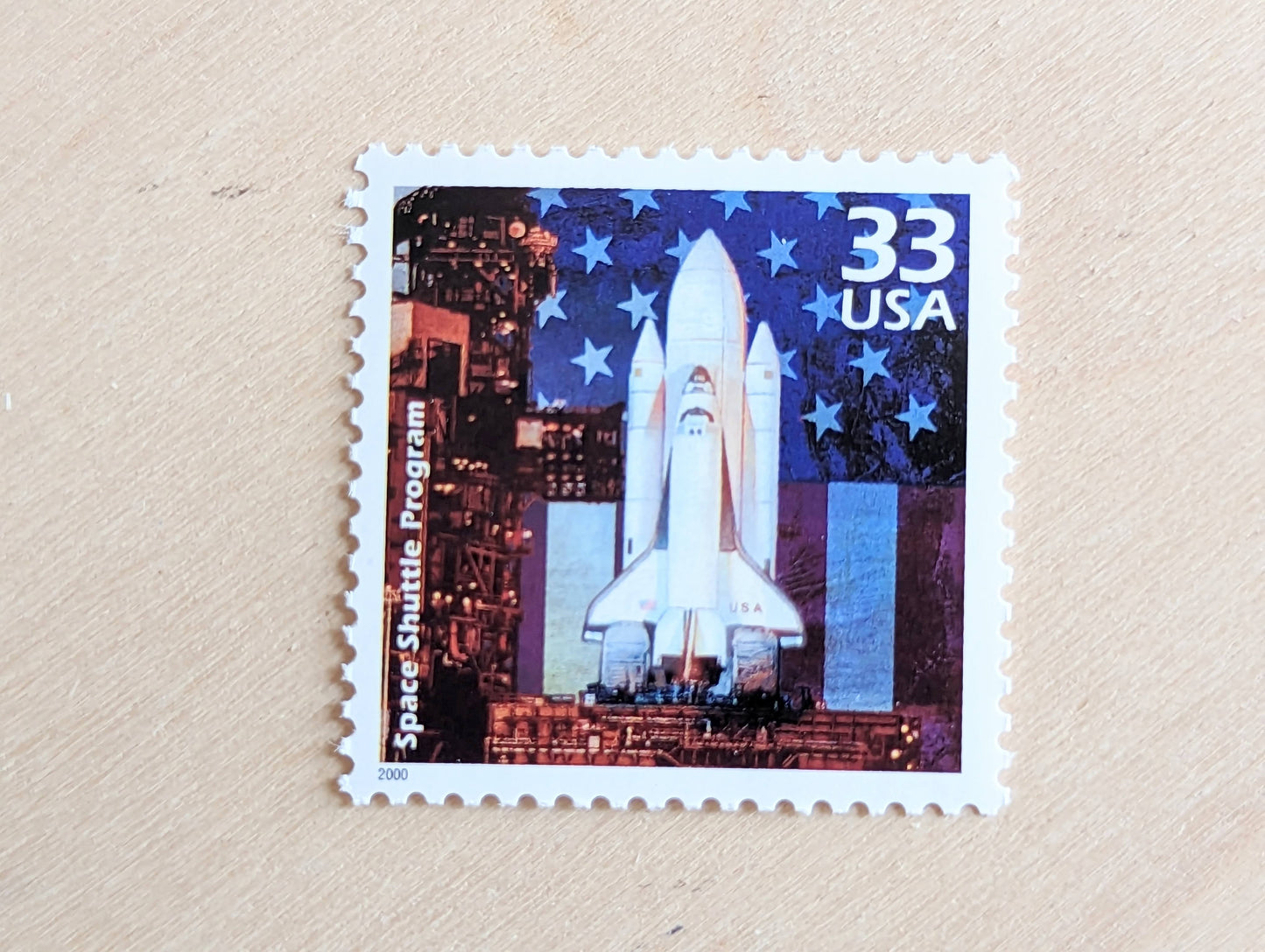 5 Space Shuttles Stamps, 33 Cent, 1998, 1980s Celebrate The Century, Unused Postage Stamps