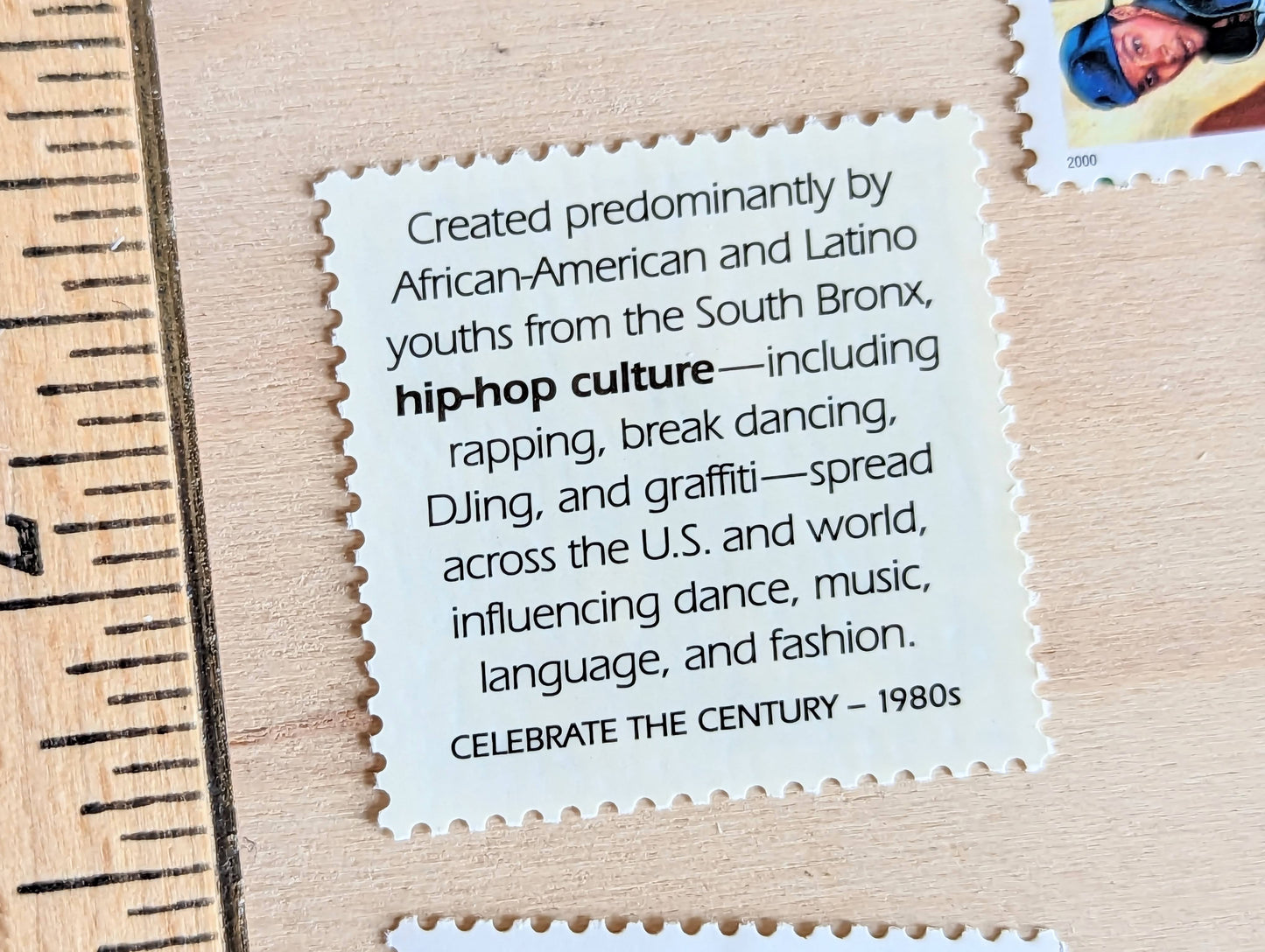 5 Hip-Hop Culture Stamps, 33 Cent, 1998, 1980s Celebrate The Century, Break Dancing, Unused Postage Stamps