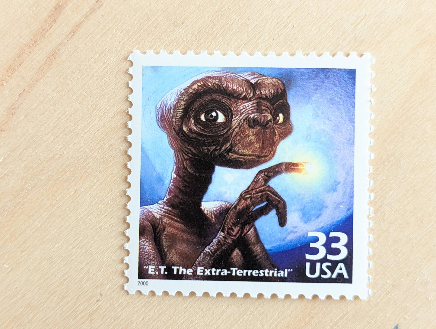 5 "E.T." Stamps, 33 Cent, 1998, 1980s Celebrate The Century, Unused Postage Stamps