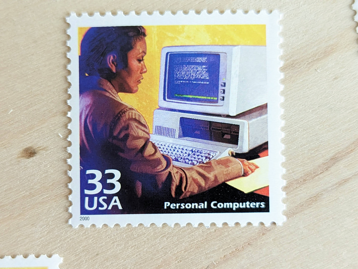 5 Personal Computers Stamps, 33 Cent, 1998, 1980s Celebrate The Century, Unused Postage Stamps