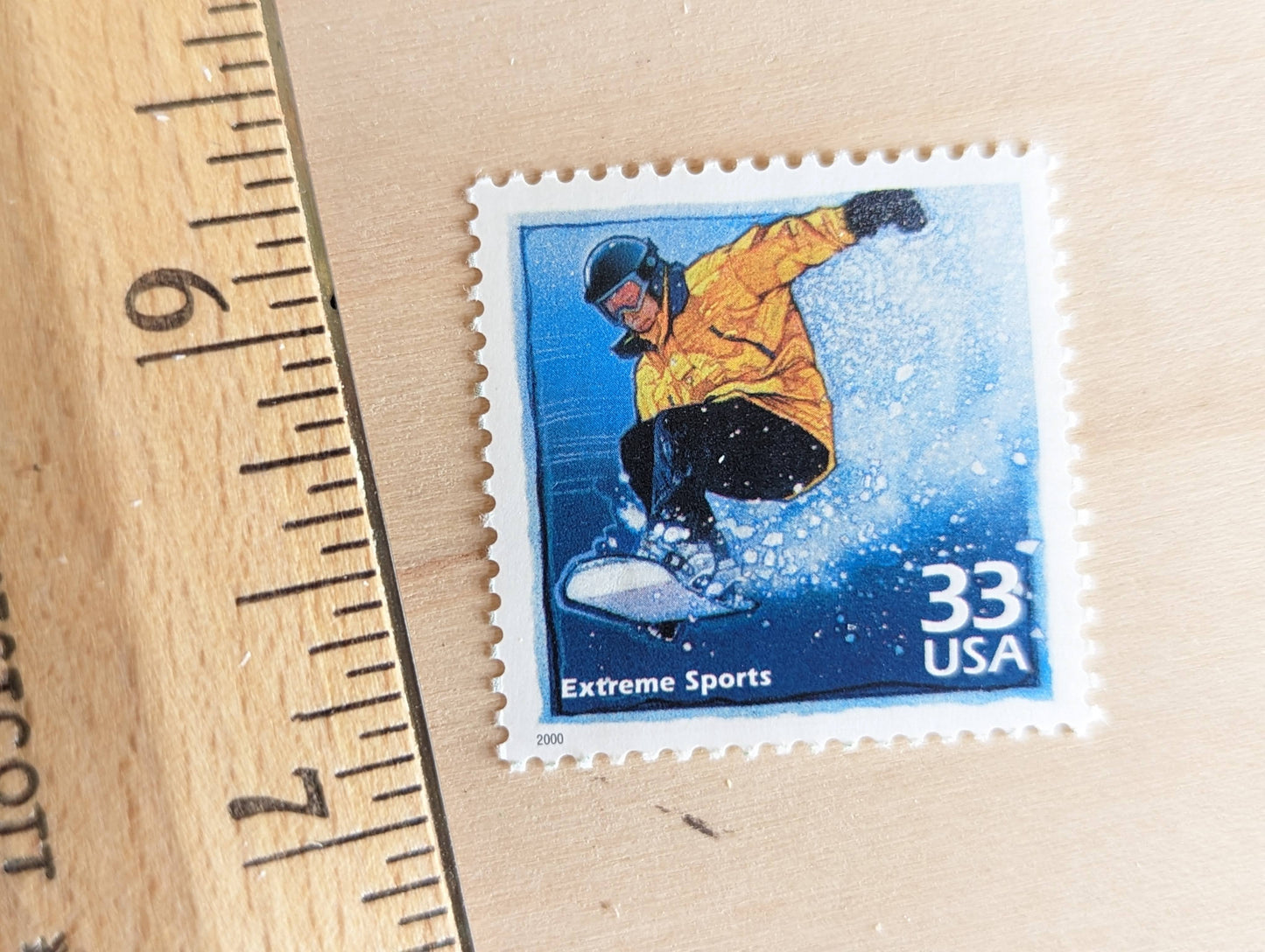 5 Extreme Sports stamps, 33 Cent, 1998-2000, 1990s Celebrate The Century, Unused Postage Stamps