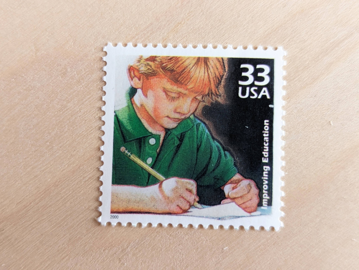 5 Improving The Quality of Education stamps, 33 Cent, 1998-2000, 1990s Celebrate The Century, Unused Postage Stamps