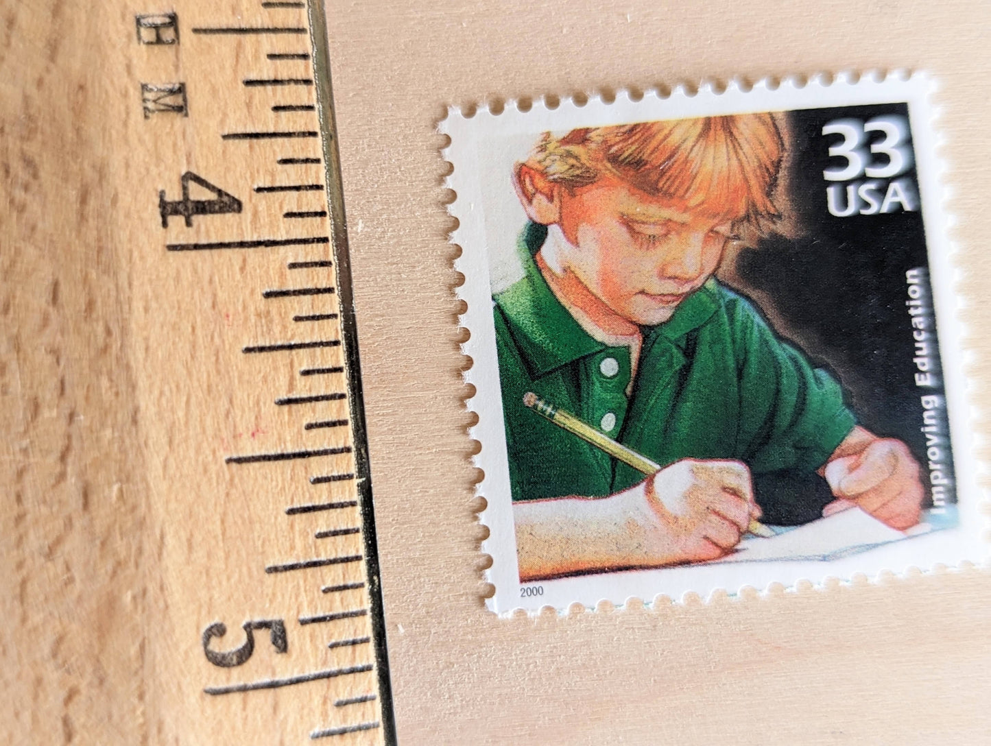 5 Improving The Quality of Education stamps, 33 Cent, 1998-2000, 1990s Celebrate The Century, Unused Postage Stamps