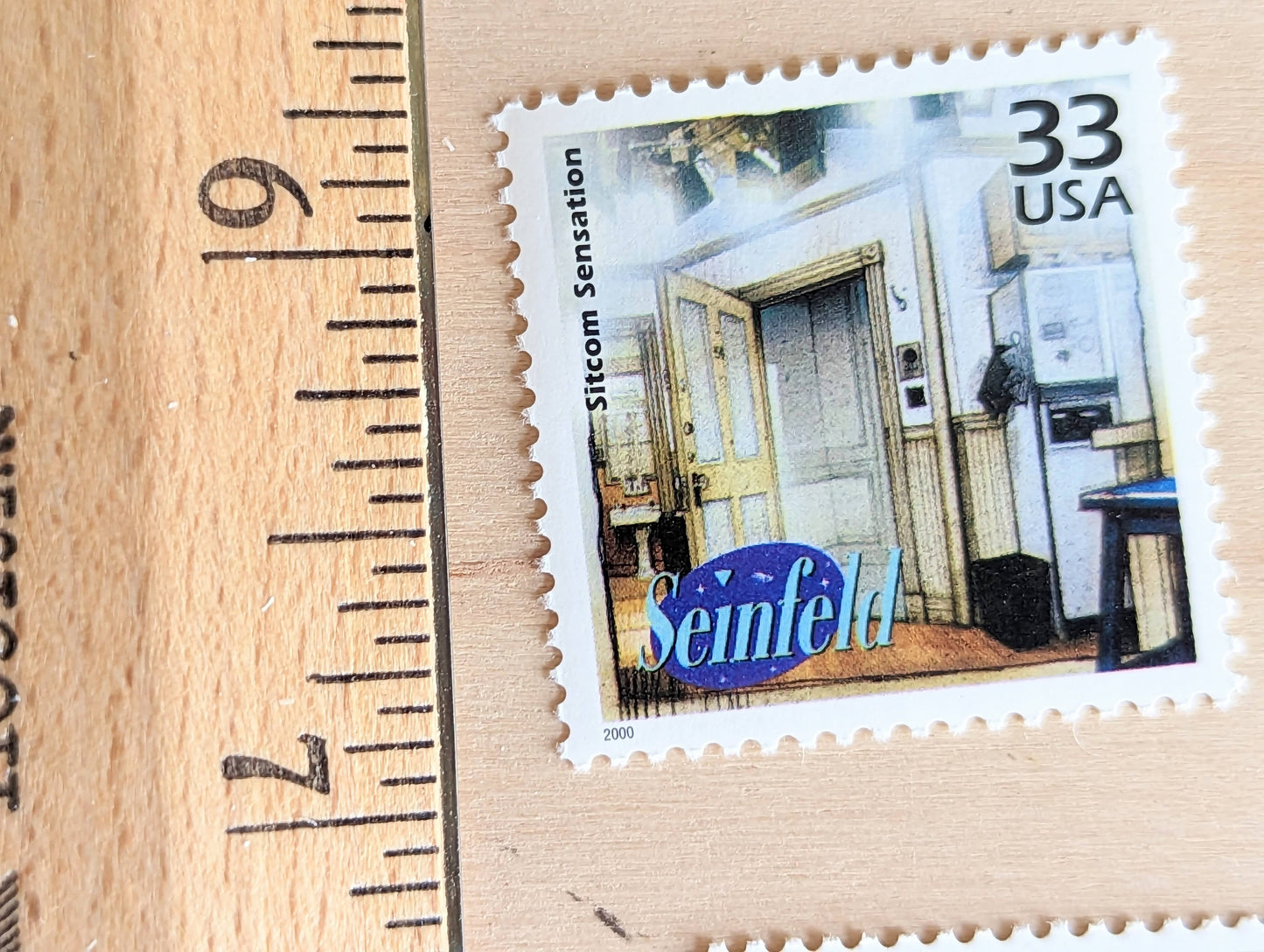 5 "Seinfeld" stamps, 33 Cent, 1998-2000, 1990s Celebrate The Century, Unused Postage Stamps