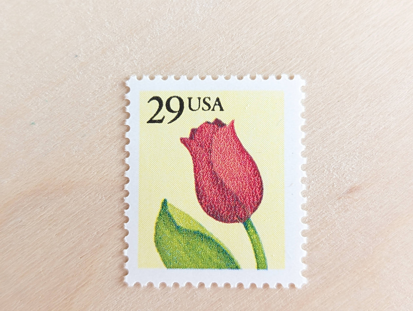 10 Tulip Stamps, 1991 Unused Postage Stamps, 29 Cent Stamps