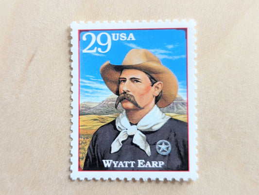 5 Wyatt Earp stamps, 1994 Unused Postage Stamps, 29 Cent Stamps, Legends of the West