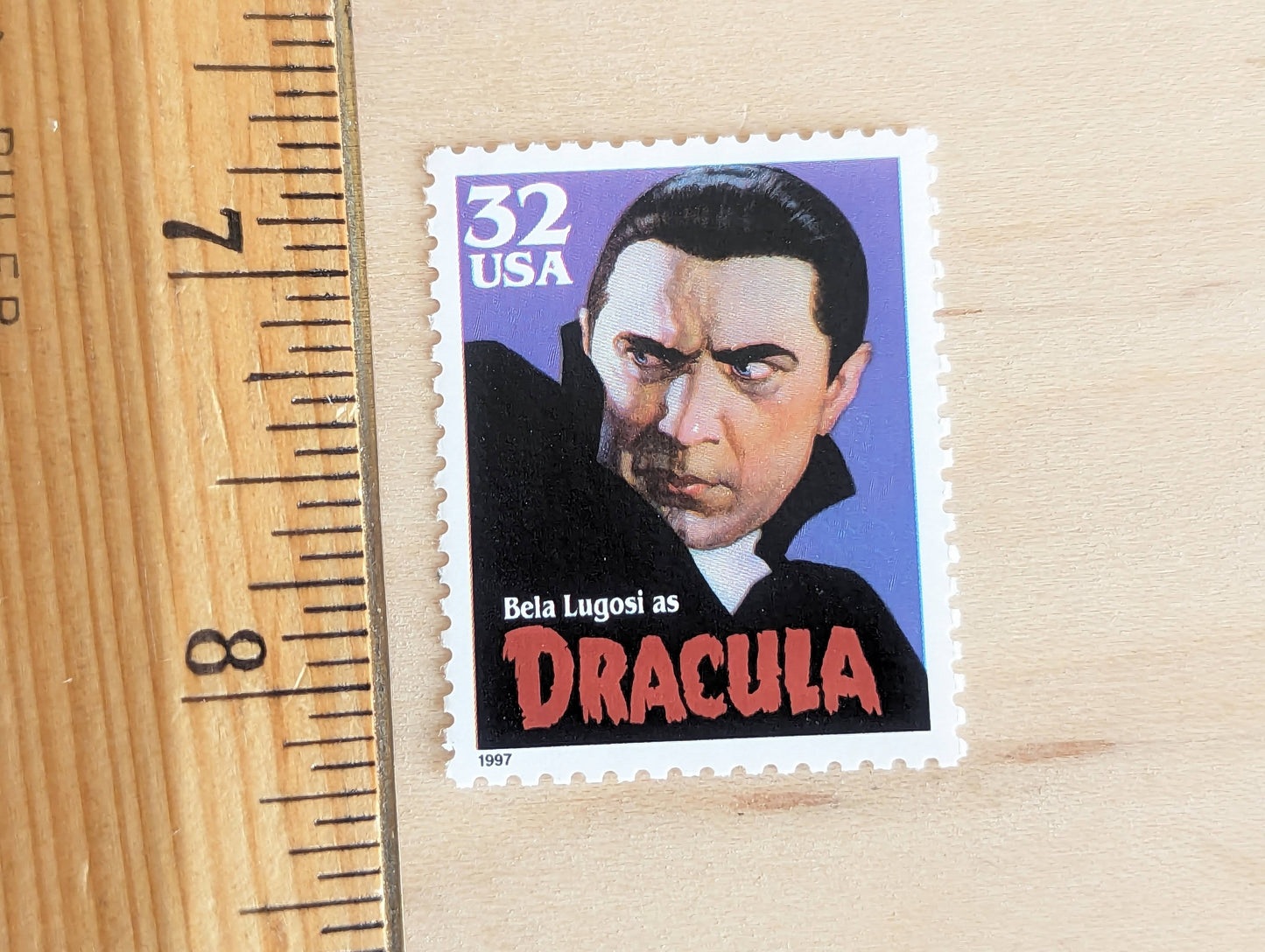 5 Dracula Stamps, 32 Cent, Unused Postage Stamps, Classic Movie Monsters