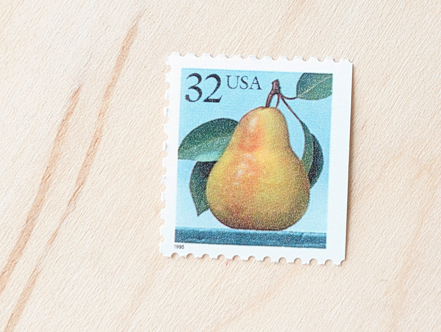 10 Pear Stamps, 1995 Unused Postage Stamps, 32 Cent Stamps