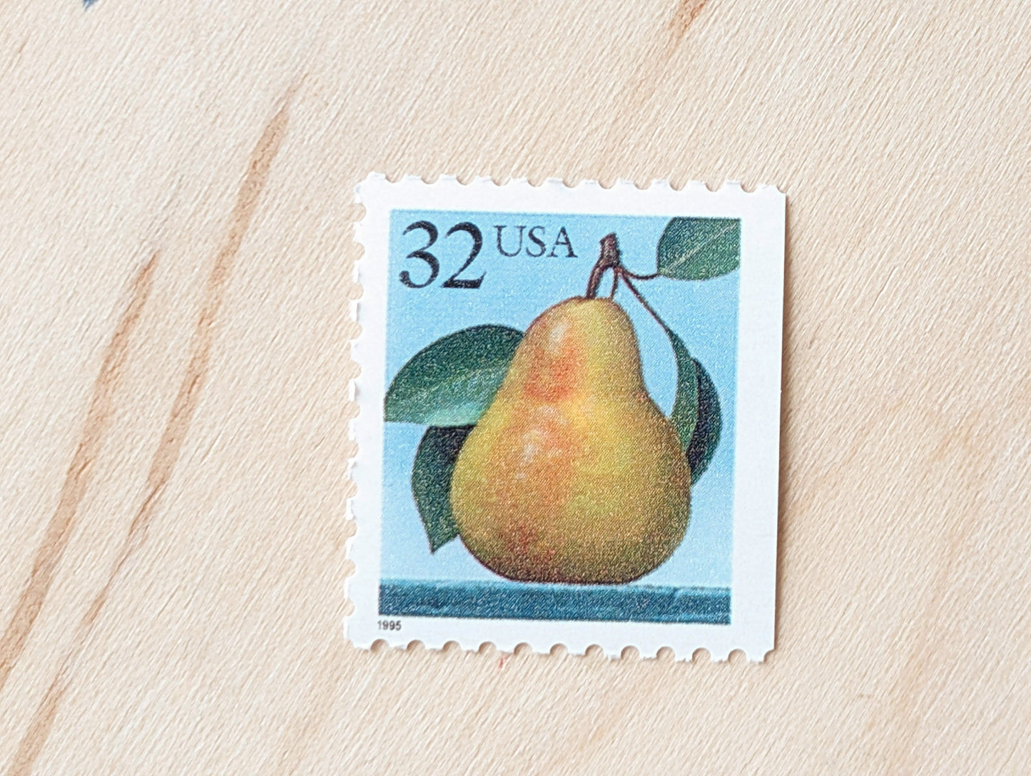 10 Pear Stamps, 1995 Unused Postage Stamps, 32 Cent Stamps